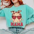 Heart Glasses Baseball Mama Baseball Mom Mother's Day Comfort Colors Sweatshirt Butter Heart Glasses Baseball Mama Baseball Mom Mother's Day Comfort Colors Sweatshirt Butter