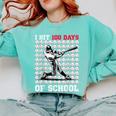 I Hit 100 Days Of School Baseball 100th Day Boys Kids Comfort Colors Sweatshirt Butter I Hit 100 Days Of School Baseball 100th Day Boys Kids Comfort Colors Sweatshirt Butter