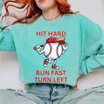Hit Hard Run Fast Turn Left Baseball Player Comfort Colors Sweatshirt Butter Hit Hard Run Fast Turn Left Baseball Player Comfort Colors Sweatshirt Butter