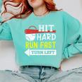 Hit Hard Run Fast Turn Left Baseball Quote Fan Coach Premium Tri-Blend Comfort Colors Sweatshirt Butter Hit Hard Run Fast Turn Left Baseball Quote Fan Coach Premium Tri-Blend Comfort Colors Sweatshirt Butter