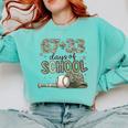 HUGvyn 6733 Days Of School Baseball 100 Days Camo Cap Boys Comfort Colors Sweatshirt Butter