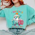 HUGvyn I Survived 100 Days Of School Baseball 6 7 Ice Cream Comfort Colors Sweatshirt Butter HUGvyn I Survived 100 Days Of School Baseball 6 7 Ice Cream Comfort Colors Sweatshirt Butter