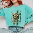 Ice Cream Baseball Drip For Boys Camo USA Flag Camouflage Comfort Colors Sweatshirt Butter Ice Cream Baseball Drip For Boys Camo USA Flag Camouflage Comfort Colors Sweatshirt Butter