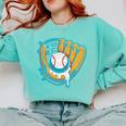 Ice Cream Baseball Mitt Drippy Scoop Baseball Sports Comfort Colors Sweatshirt Butter Ice Cream Baseball Mitt Drippy Scoop Baseball Sports Comfort Colors Sweatshirt Butter