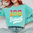 Ice Cream Drip 100 Days Of School Baseball Boys 100th Day Comfort Colors Sweatshirt Butter