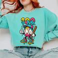 Ice Cream Drip Baseball Party 100 Days Of School Teacher Comfort Colors Sweatshirt Butter Ice Cream Drip Baseball Party 100 Days Of School Teacher Comfort Colors Sweatshirt Butter