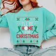 I’Ll Be Home For Christmas Baseball Ugly Sweater Art Comfort Colors Sweatshirt Butter I’Ll Be Home For Christmas Baseball Ugly Sweater Art Comfort Colors Sweatshirt Butter