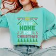 I’Ll Be Home For Christmas Baseball Ugly Sweater Comfort Colors Sweatshirt Butter I’Ll Be Home For Christmas Baseball Ugly Sweater Comfort Colors Sweatshirt Butter