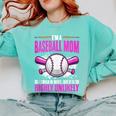 I'm A Baseball Mom Baseball Pitcher Catcher Baseball Player Comfort Colors Sweatshirt Butter