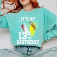 It's My 13th Birthday Baseball Softball Heart 13 Year Old Comfort Colors Sweatshirt Butter It's My 13th Birthday Baseball Softball Heart 13 Year Old Comfort Colors Sweatshirt Butter