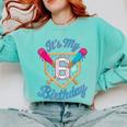 It's My 6th Birthday Baseball Fan Fun Party Celebration Comfort Colors Sweatshirt Butter It's My 6th Birthday Baseball Fan Fun Party Celebration Comfort Colors Sweatshirt Butter
