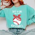 Just A Girl Who Loves Baseball Cute Retro Baseball Lover Comfort Colors Sweatshirt Butter Just A Girl Who Loves Baseball Cute Retro Baseball Lover Comfort Colors Sweatshirt Butter