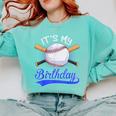 Kids 8th Baseball Birthday Party Boys Sport Fan 8 Years Old Comfort Colors Sweatshirt Butter Kids 8th Baseball Birthday Party Boys Sport Fan 8 Years Old Comfort Colors Sweatshirt Butter