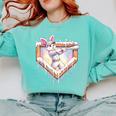 Kids Happy Easter Bunny Playing Baseball Boy Ice Cream Drip Comfort Colors Sweatshirt Butter Kids Happy Easter Bunny Playing Baseball Boy Ice Cream Drip Comfort Colors Sweatshirt Butter