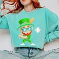 Kids St Patricks Day Shirt Leprechaun Baseball Boys Men Comfort Colors Sweatshirt Butter Kids St Patricks Day Shirt Leprechaun Baseball Boys Men Comfort Colors Sweatshirt Butter