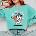 Knock It Outa The Park Baseball Goat Home Run Comfort Colors Sweatshirt Butter Knock It Outa The Park Baseball Goat Home Run Comfort Colors Sweatshirt Butter