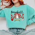 Leopard Baseball Mom Game Day Vibes Mother's Day Comfort Colors Sweatshirt Butter Leopard Baseball Mom Game Day Vibes Mother's Day Comfort Colors Sweatshirt Butter