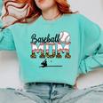 Leopard Baseball Mom Mama Mommy Sport Comfort Colors Sweatshirt Butter Leopard Baseball Mom Mama Mommy Sport Comfort Colors Sweatshirt Butter