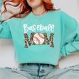 Leopard Baseball Mom Baseball Mama Retro Cute Mother's Day Comfort Colors Sweatshirt Butter Leopard Baseball Mom Baseball Mama Retro Cute Mother's Day Comfort Colors Sweatshirt Butter