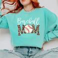 Leopard Baseball Mom Matching Baseball Mama Family Matching Comfort Colors Sweatshirt Butter Leopard Baseball Mom Matching Baseball Mama Family Matching Comfort Colors Sweatshirt Butter