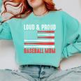 Loud & Proud Baseball Mom Sport Comfort Colors Sweatshirt Butter Loud & Proud Baseball Mom Sport Comfort Colors Sweatshirt Butter