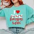 I Love Baseball Moms Comfort Colors Sweatshirt Butter I Love Baseball Moms Comfort Colors Sweatshirt Butter