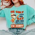 Loves Bat And His Momma Baseball Mom Comfort Colors Sweatshirt Butter Loves Bat And His Momma Baseball Mom Comfort Colors Sweatshirt Butter