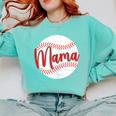 Mama Baseball Mom Comfort Colors Sweatshirt Butter Mama Baseball Mom Comfort Colors Sweatshirt Butter