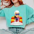 Marvin Zindler Houston Soccer Football Basketball Baseball Premium Tri-Blend Comfort Colors Sweatshirt Butter