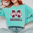 Mississippi State Baseball Bulldogs NCAA MS16 Comfort Colors Sweatshirt Butter Mississippi State Baseball Bulldogs NCAA MS16 Comfort Colors Sweatshirt Butter