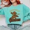 Nashville Gnawers Retro Minor League Baseball Comfort Colors Sweatshirt Butter