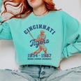 Negro League Baseball History Month Cincinnati Ohio Comfort Colors Sweatshirt Butter Negro League Baseball History Month Cincinnati Ohio Comfort Colors Sweatshirt Butter