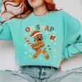 Oh Snap Gingerbread 67 Meme Baseball Christmas Xmas Comfort Colors Sweatshirt Butter Oh Snap Gingerbread 67 Meme Baseball Christmas Xmas Comfort Colors Sweatshirt Butter