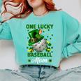 One Lucky Baseball Mom St Patricks Day One Lucky Mom Women Comfort Colors Sweatshirt Butter One Lucky Baseball Mom St Patricks Day One Lucky Mom Women Comfort Colors Sweatshirt Butter