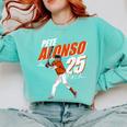 Pete Alonso Baltimore Baseball Players MLBPAL201M Comfort Colors Sweatshirt Butter Pete Alonso Baltimore Baseball Players MLBPAL201M Comfort Colors Sweatshirt Butter