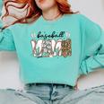 Preppy Baseball Mama Coquette Bow Game Day Mom Mother Comfort Colors Sweatshirt Butter Preppy Baseball Mama Coquette Bow Game Day Mom Mother Comfort Colors Sweatshirt Butter