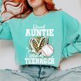Proud Auntie Of An Official Teenager 13th Birthday Baseball Comfort Colors Sweatshirt Butter Proud Auntie Of An Official Teenager 13th Birthday Baseball Comfort Colors Sweatshirt Butter