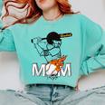 Proud Baseball MOM Sports & Softball Nostalgia Comfort Colors Sweatshirt Butter Proud Baseball MOM Sports & Softball Nostalgia Comfort Colors Sweatshirt Butter
