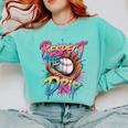Respect The Drip Baseball Drip Glove Youth Boys Girls Player Comfort Colors Sweatshirt Butter Respect The Drip Baseball Drip Glove Youth Boys Girls Player Comfort Colors Sweatshirt Butter