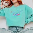Retro Cute Mother's Day Teeball T-Ball Baseball Mom Comfort Colors Sweatshirt Butter