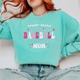 Retro Groovy Baseball Mom Proud Baseball Mom Comfort Colors Sweatshirt Butter Retro Groovy Baseball Mom Proud Baseball Mom Comfort Colors Sweatshirt Butter