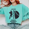 Retro Moms Against Baseball Pants Baseball Mom Comfort Colors Sweatshirt Butter