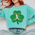 Retro Shamrock Baseball St Patricks Day Men Women Boys Girls Comfort Colors Sweatshirt Butter Retro Shamrock Baseball St Patricks Day Men Women Boys Girls Comfort Colors Sweatshirt Butter