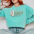 Rub Some Dirt On It Baseball Comfort Colors Sweatshirt Butter
