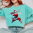Santa Baseball Six Seven 6 7 Meme Christmas Men Boys Player Comfort Colors Sweatshirt Butter Santa Baseball Six Seven 6 7 Meme Christmas Men Boys Player Comfort Colors Sweatshirt Butter