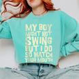 Sassy Baseball Mom Comfort Colors Sweatshirt Butter