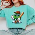 Shamrock Baseball St Patrick's Day Kids Boys Toddlers Premium Tri-Blend Comfort Colors Sweatshirt Butter Shamrock Baseball St Patrick's Day Kids Boys Toddlers Premium Tri-Blend Comfort Colors Sweatshirt Butter