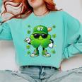 Shamrocks Playing Baseball St Patricks Day 6 7 Meme Men Boys Comfort Colors Sweatshirt Butter Shamrocks Playing Baseball St Patricks Day 6 7 Meme Men Boys Comfort Colors Sweatshirt Butter