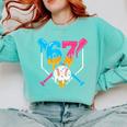 Six Seven Baseball Ice Cream Drip Cool 67 Gen Alpha Slang Comfort Colors Sweatshirt Butter Six Seven Baseball Ice Cream Drip Cool 67 Gen Alpha Slang Comfort Colors Sweatshirt Butter