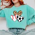 Soccer Baseball Heart Soccer Baseball Mom Comfort Colors Sweatshirt Butter Soccer Baseball Heart Soccer Baseball Mom Comfort Colors Sweatshirt Butter